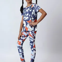 UMILDO Girls Printed T-shirt with Leggings-picture-24