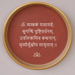 almiro tree Terracotta Wall Plate Sanskrit Mantras Of Lord Ganesha And Lord Shiva, Set of 2 image 2