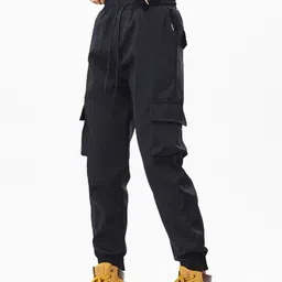 StyleCast Men Relaxed Fit Easy Wash Cargos Trousers image 3