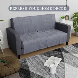 Aura Unisex Grey Sofa Covers image 2