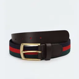 max Men Striped Leather Belt-image-29
