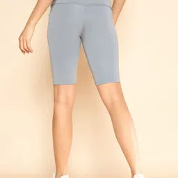 COLOR CAPITAL Pack Of 3 Solid High Rise Above Knee Gym Tights image 5