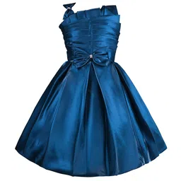 Wish Karo One Shoulder Satin Fit & Flare Dress image 1