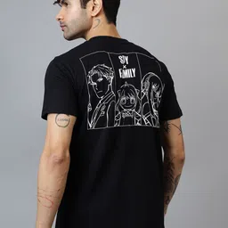 Free Authority Spy X Family Typography Printed Round Neck Pure Cotton T-Shirt-image-90