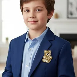 Abeo Gold-Toned Plated Non-Silver Brooch image 5