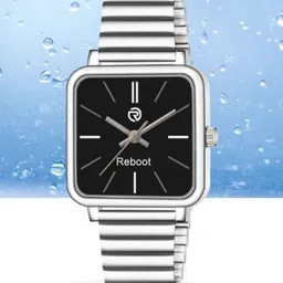 REBOOT Men Dial & Stainless Steel Straps Watch New194_151 Black Designer Square-picture-35