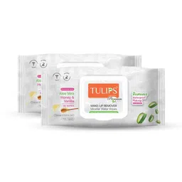 TULIPS Set Of 2 Makeup Remover Micellar Water Wipes - 30Pcs Each-picture-29