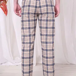 URBAN SCOTTISH Checked Pure Cotton Lounge Pants image 2
