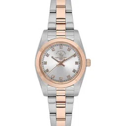 SANTA BARBARA POLO & RACQUET CLUB Women Dial & Stainless Steel Bracelet Style Straps Analogue Watch-picture-35