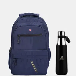 SWISS MILITARY Unisex Backpack with Compression Straps-image-91