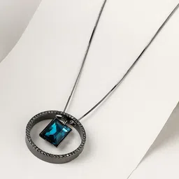 SOHI Silver-Plated Stone-Studded Necklace-picture-29