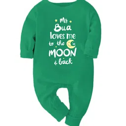 Zeezeezoo Infants My Bua Loves Me to the Moon & Back Printed Cotton Romper-picture-28
