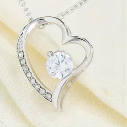 Rakva Women White Necklace and Chains image 4