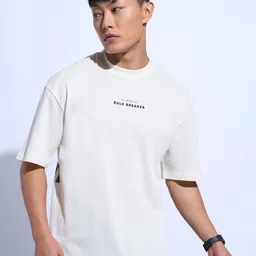SF JEANS by Pantaloons Men Graphic Printed Round Neck Cotton Relaxed Fit T-shirt-picture-48