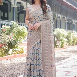 MAHARANI COUTURE Pure Cotton Handloom Jamdani Saree image 2