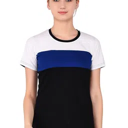 BEYOU FASHION Women Colourblocked Pockets Slim Fit T-shirt-image-34
