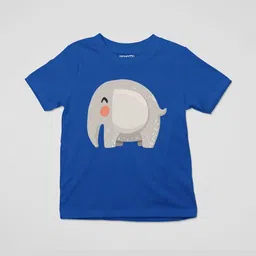 Perkymoon Unisex Kids Cotton Tshirts image 3