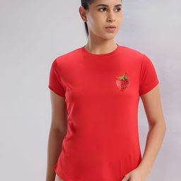 SZN Women Graphic Printed Round Neck T-shirt-picture-14