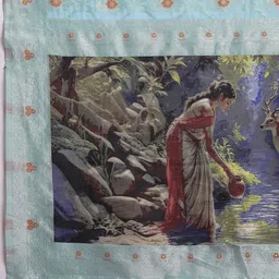 Sangria Ethnic Motifs Banarasi Fastive Saree image 5