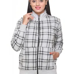 SHAUN Men Checked Sweatshirt image 3