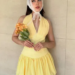 StyleCast x Revolte Fit & Flare Mini Dress image 4