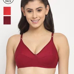 Friskers Pack of 3 Cotton Balconette Bras-picture-34