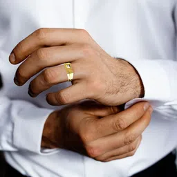 KISNA DIAMOND AND GOLD JEWELLERY Men 14 Kt Ring Diamond 2.68 g-picture-37