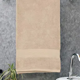 Signature Beige Cotton Bath Towels-picture-11