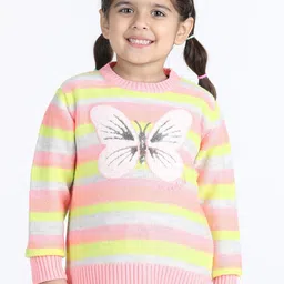 Wingsfield Girls Horizontal Striped Pullover-image-30