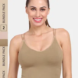 Amour Secret Pack of 2 Anti-Odour Sports Bra - Lightly Padded-image-91