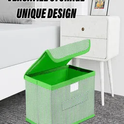 Kuber Industries Green Printed Drawer Organiser-picture-42