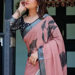 MAHARANI COUTURE Abstract Printed Saree image 3