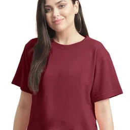 NOTWILD Women Drop-Shoulder Sleeves Cut Outs T-shirt-image-58