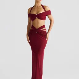 Bee Boe Flared Maxi Skirt image 3