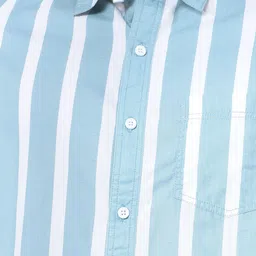 Canary London Men Smart Slim Fit Striped Casual Shirt image 3