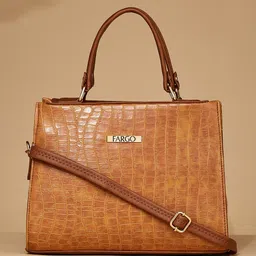 FARGO Textured PU Structured Handheld Bag with Quilted-picture-13
