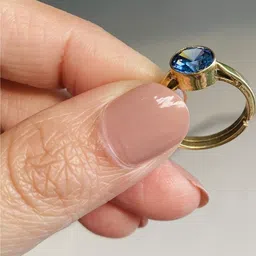 GenZcomplex Gold-Plated Brass Finger Ring-image-28