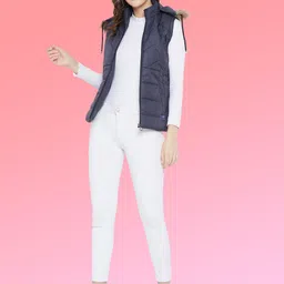 VERO AMORE Hooded Lightweight Sleeveless Padded Jacket image 5