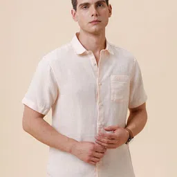 Crocodile Regular Fit Spread Collar Pure Cotton Shirt-picture-28