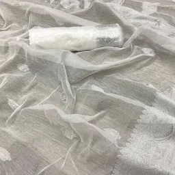 ZIKARAA Woven Design Zari Silk Cotton Handloom Saree image 2