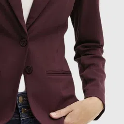BAESD Notched Lapel Collar Single-Breasted Casual Blazer image 5