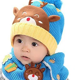 fio fashionio Kids Woollen Beanie-image-0