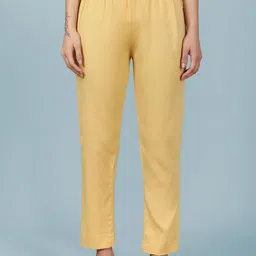 indian flower Women Original Slim Fit Trousers-image-20