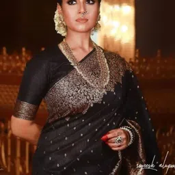 Kesudi Ethnic Motifs Woven Design Zari Banarasi Saree image 2