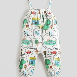 somersault Beep Beep Infant Girls Printed Pure Cotton Rompers-picture-48