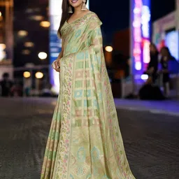 KIMISHA Woven Design Organza Banarasi Saree-picture-35