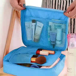 Aura Blue Set of 1 Water Resistant Makeup Organiser Organisers image 2