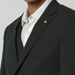 Van Heusen Men Slim-Fit Single-Breasted Three-Piece Formal Suits image 3