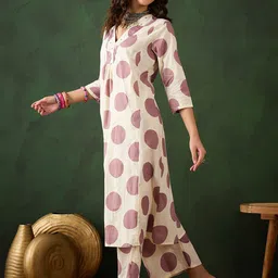 Sangria Printed Pure Cotton Kurta Set image 3