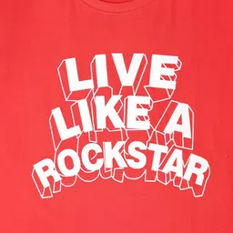 V-Mart Girls Typography Printed Round Neck Cotton T-Shirt image 3